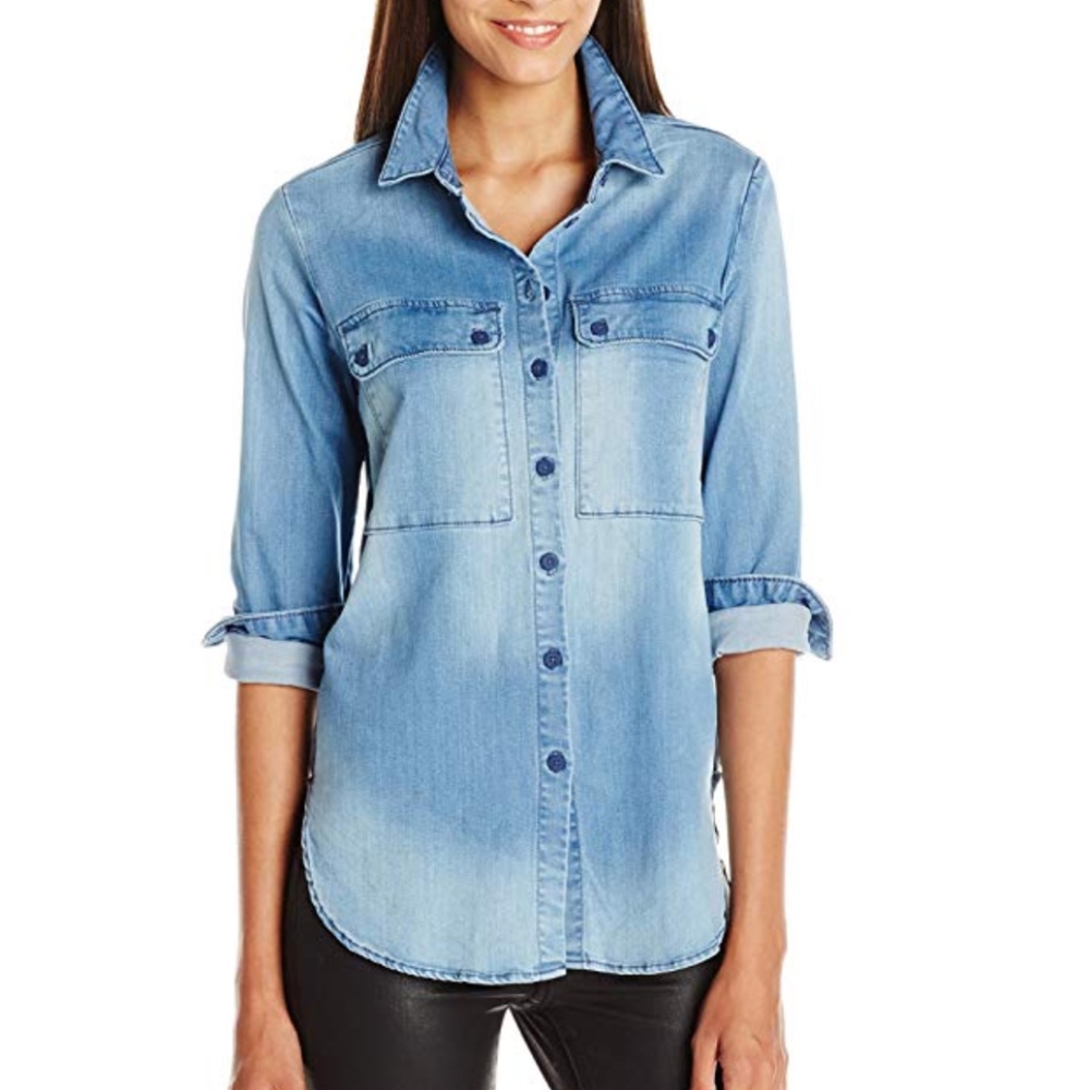 Kut from the Kloth Denim Boyfriend Shirt